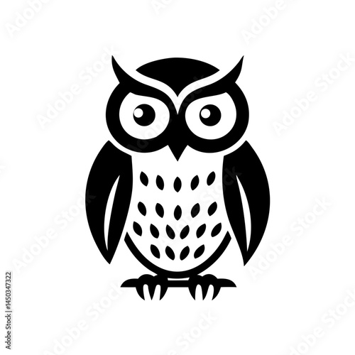 Stylized owl icon