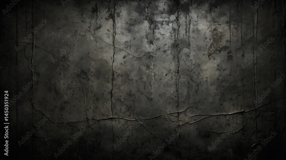 Dark Grunge Texture Featuring Cracks Old Damaged Surface Backdrop Design