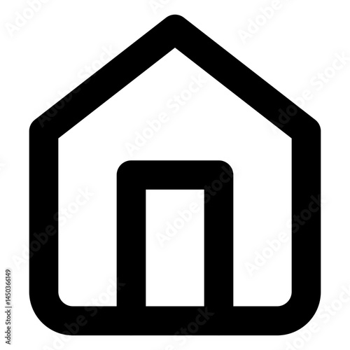home icon on a white background