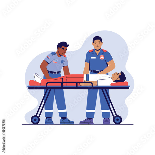 Diverse Latin American Men and Women in Professional Attire – Vector Illustration of Various Occupations