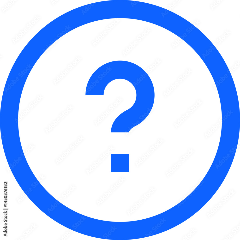 help blue simple vector icon help blue simple vector icon