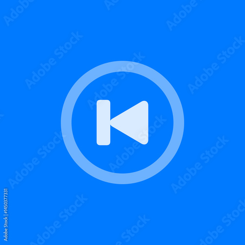 Skip Backward Circle Outline Icon