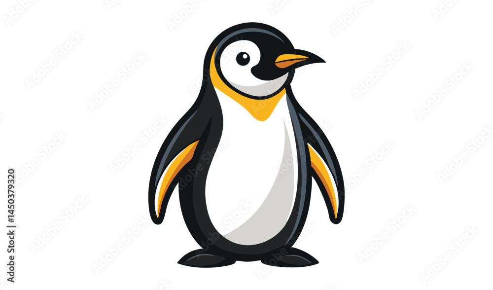 Obraz premium penguin on white background