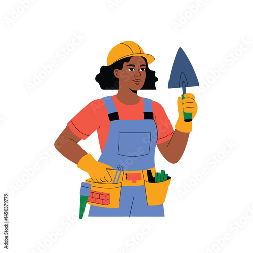Diverse Latin American Men and Women in Professional Attire – Vector Illustration of Various Occupations