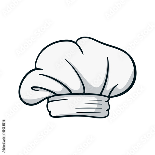 Hand-Drawn Chef Hat Illustration 