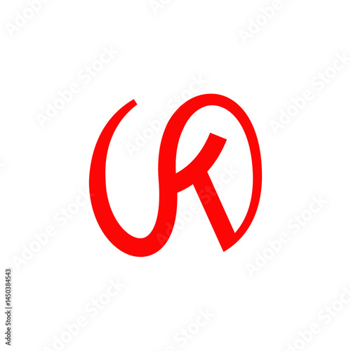 K letter initial logo design