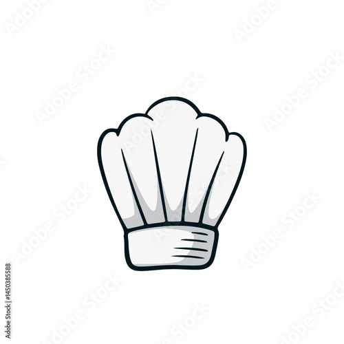 Hand-Drawn Chef Hat Illustration 