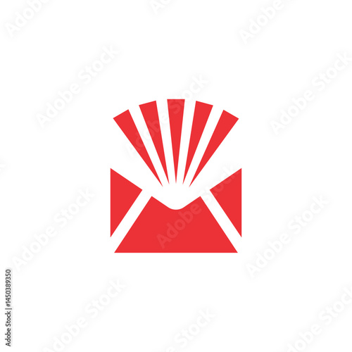 electronic mail letter logo design