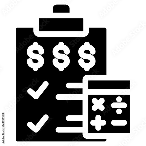 Budget Planningicon element for design
