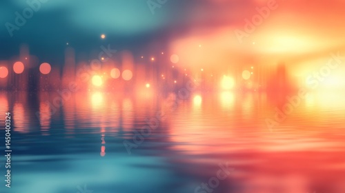 Abstract City Lights Background