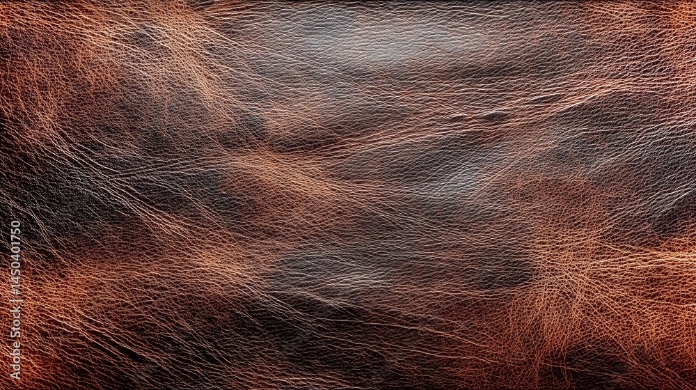 Naklejka premium Textured backdrop of eco-friendly leather showing intricate patterns and natural hues
