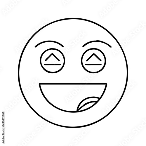 internet meme icon, internet meme line art - simple line art of internet meme, perfect for internet meme logos and icons