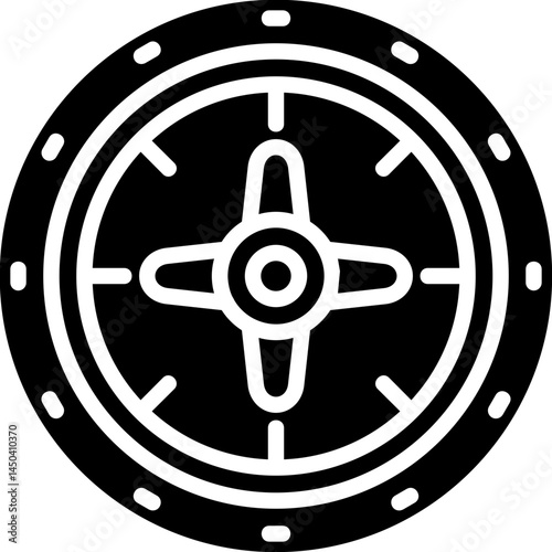 Compass Icon Vector Element