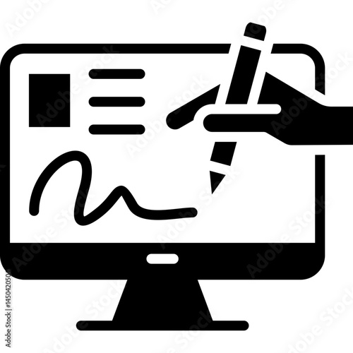 Digital Signature Icon