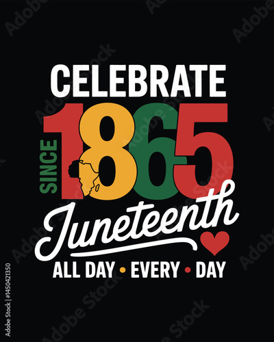 Juneteenth Vector T-Shirt Design, Freedom t-shirt design, t-shirt, Hoodie, and mug uses