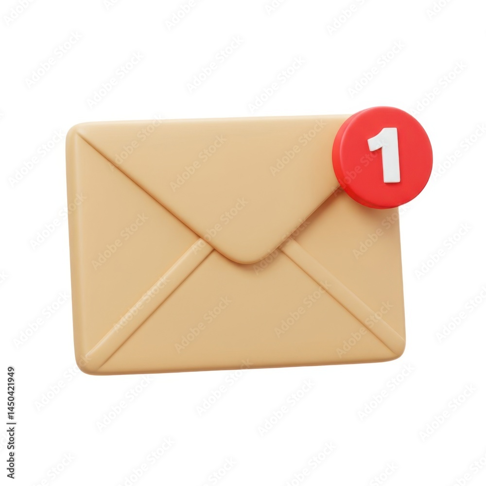 New message notification icon email alert inbox communication design New message notification icon email alert inbox communication design