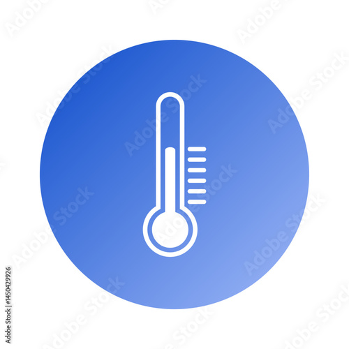 temperature icon isolated on transparent background