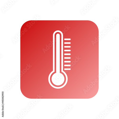 temperature icon isolated on transparent background