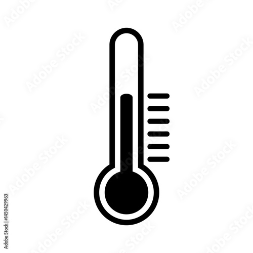 temperature icon isolated on transparent background