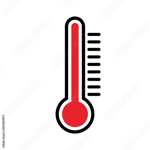 temperature icon isolated on transparent background