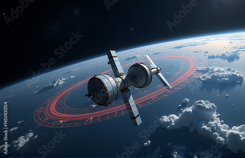 impianto di riciclo spaziale per la gestione dei detriti