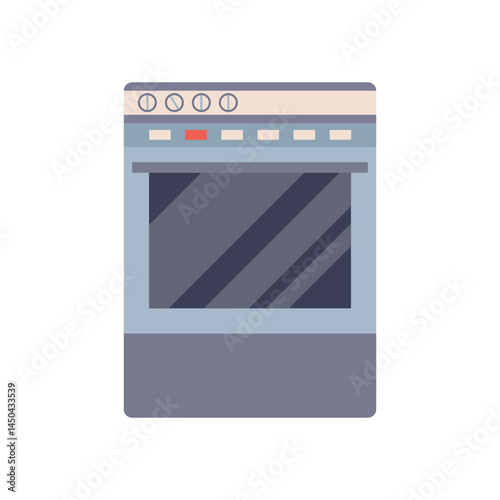 Oven Flat Design Kitchen Appliance Icon