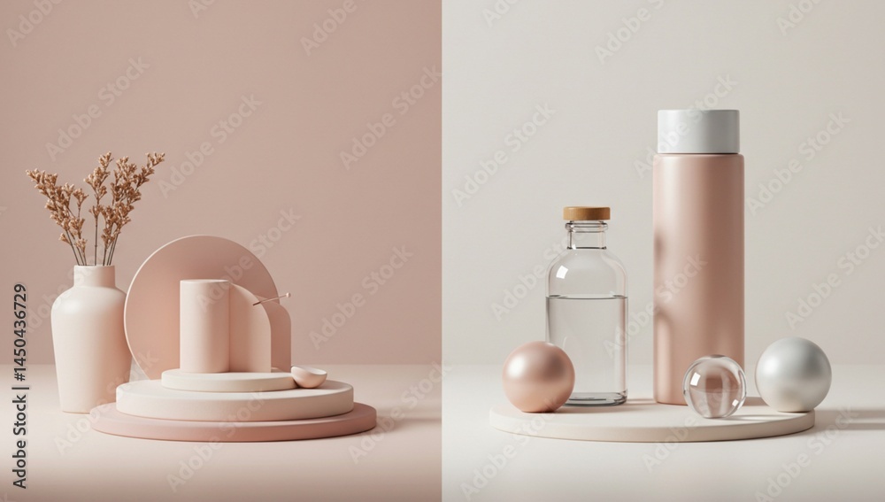 set of cosmetic products set of cosmetic products