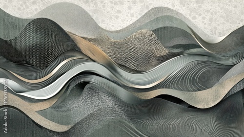The concept of algorithmic externalities in olive and ash gray colors photo