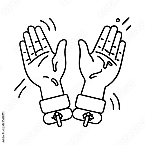 skater s calloused hands icon, skater s calloused hands line art - simple line art of skater s calloused hands, perfect for skater s calloused hands logos and icons