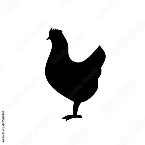 farm goat pig chicken siluet logo