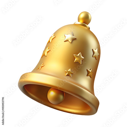 Decorative Golden Bell Icon