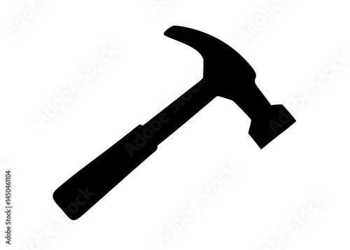 Hammer Silhouette Vector.