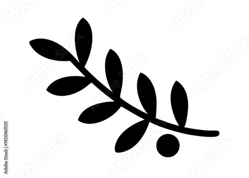 Leaf Silhouette Vector.