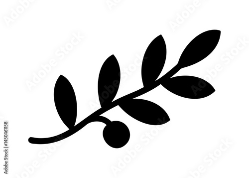 Leaf Silhouette Vector.