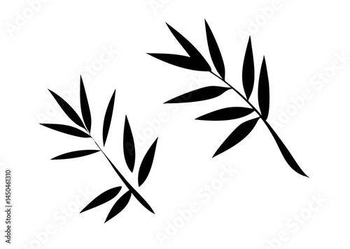 Leaf Silhouette Vector.