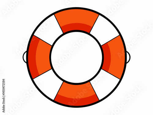 lifebuoy  vector illustration on white background