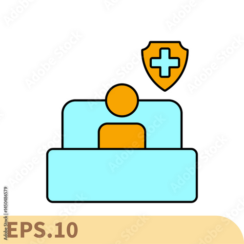 patient icons  symbol vector elements for infographic web