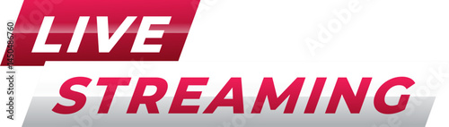 Live Streaming Broadcast Graphic Design Element Perfect for online videos presentations and social media