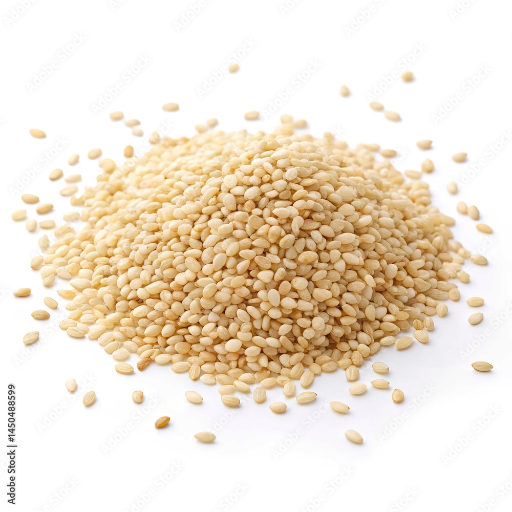 Sesame seed isolated on solid white background Sesame seed isolated on solid white background