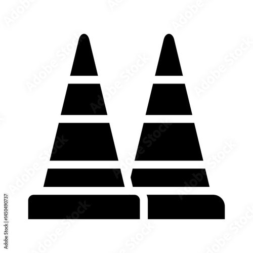 cones glyph icon
