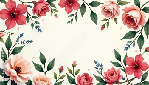 Subtle floral motif, endlessly repeating print, repeat, home, modern