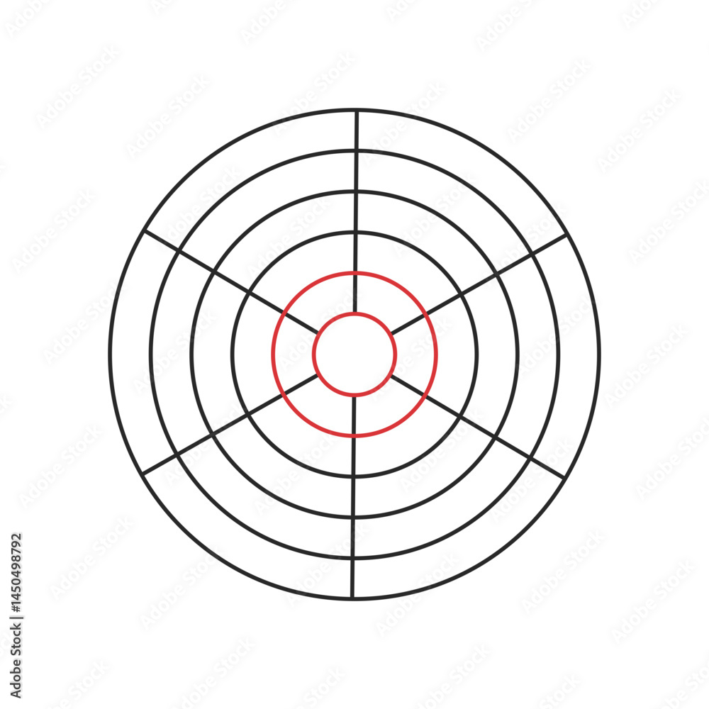 Target element line vector icon Target element line vector icon
