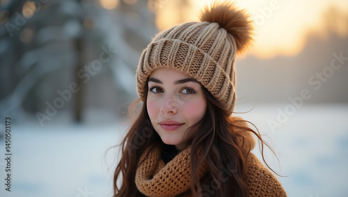 girl in the snow