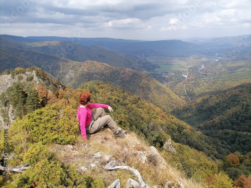 view from the top of the mountain to the far edges