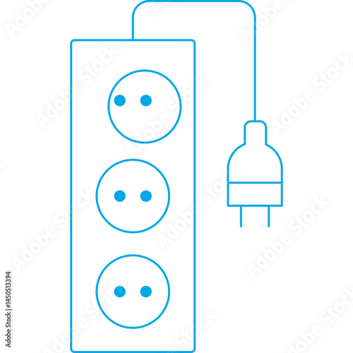 Switch board icon single vector illustration