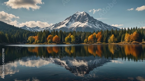Mountain Lake Reflection