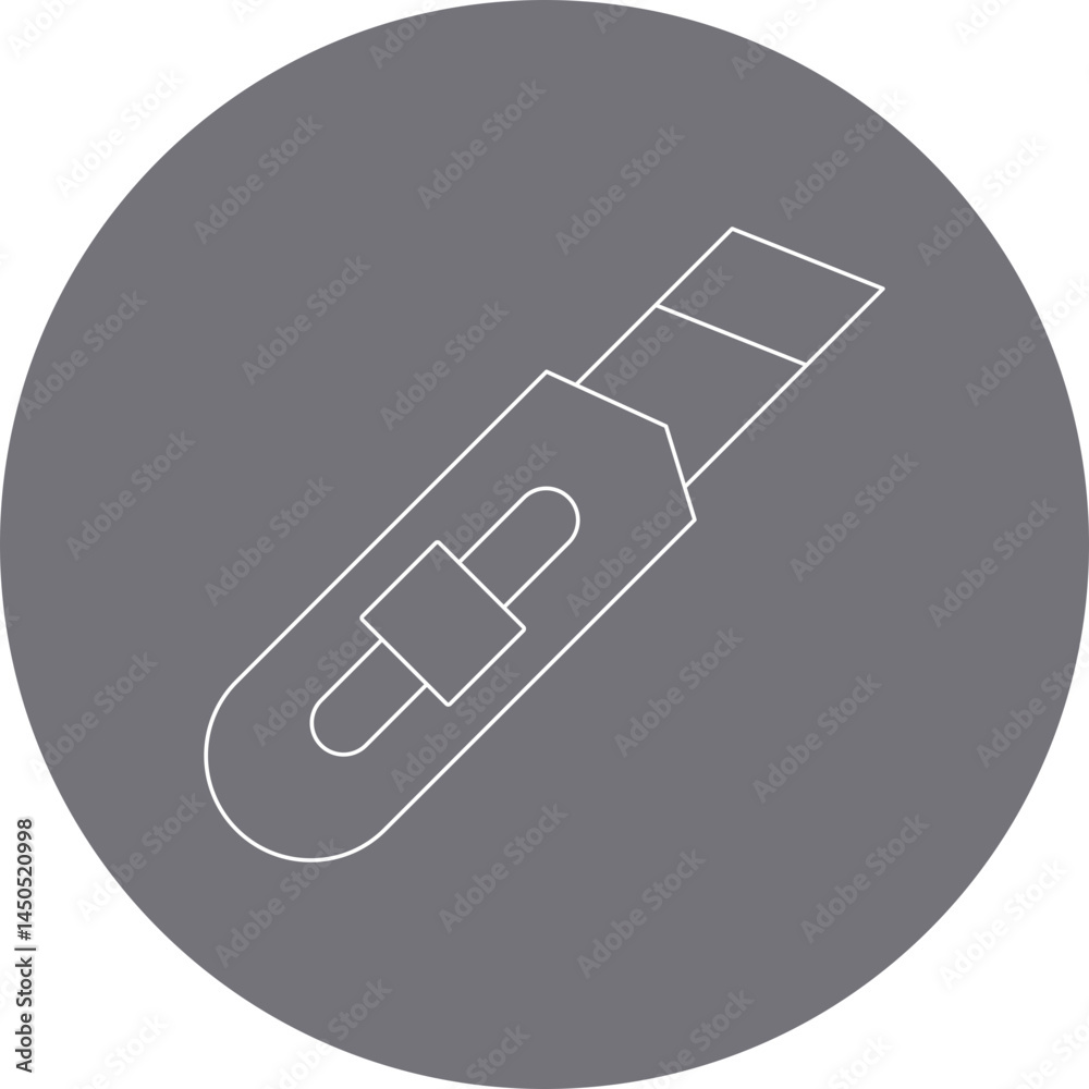 Cutter icon single vector illustration Cutter icon single vector illustration