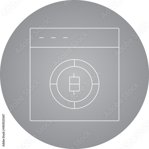Terminal 1 icon single vector illustration