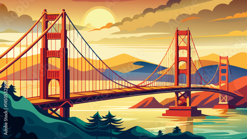 The Golden Gate stretches with timeless grace.
Crimson arches frame the misty bay below.
A marvel of steel, sky, and sea united.
San Francisco’s soul shining in golden light.

