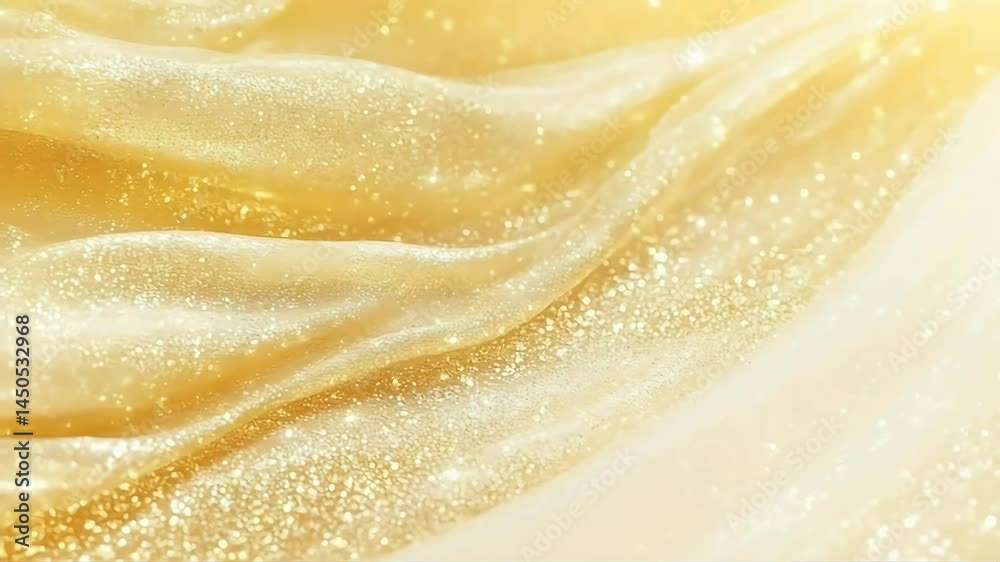 Golden fabric texture background Golden fabric texture background